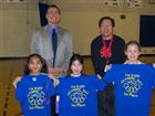 The 4th place winners were the Healy School – Mavericks.  The winners pictured with Alderman Balcer are: Corrinne Barajas, Kelly Hou, and Courtney Gaylord. 